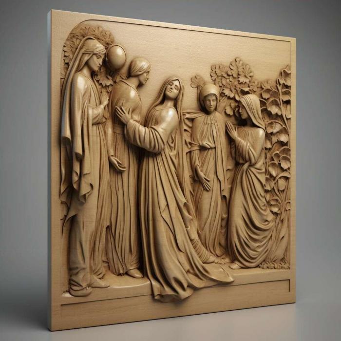 نموذج ثلاثي الأبعاد لآلة CNC 3D Art 